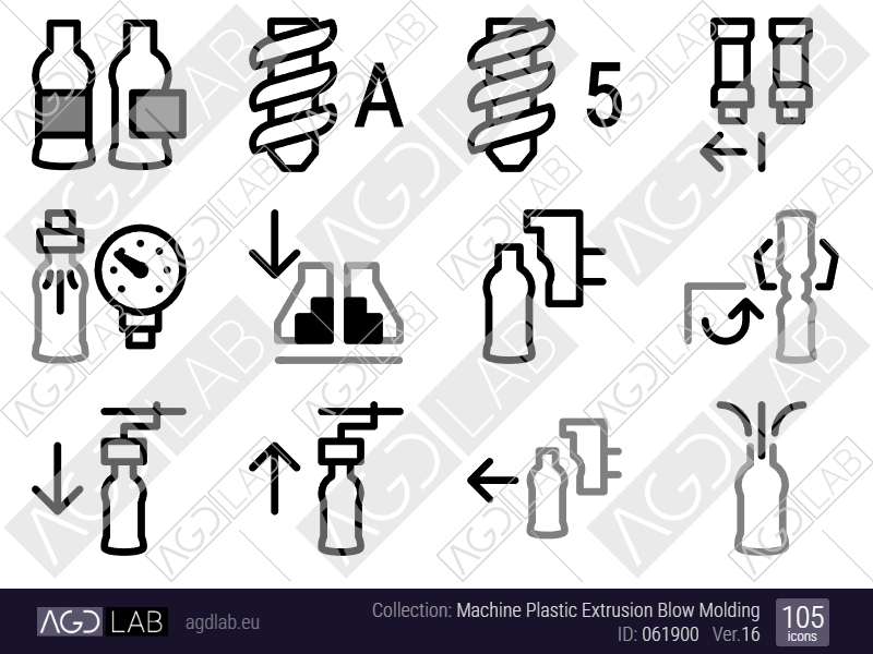 Machine Plastic Extrusion Blow Molding