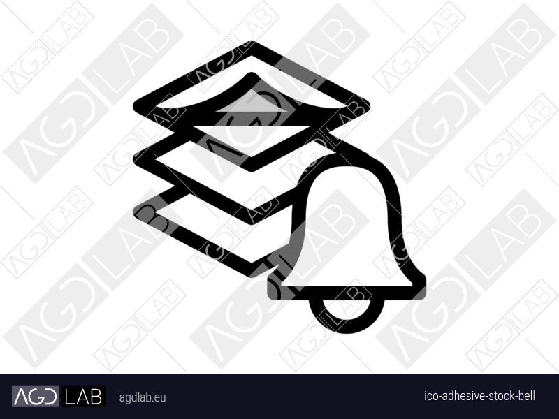 Adhesive stock bell icon