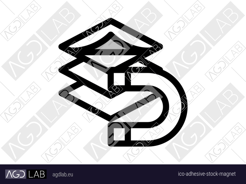 Adhesive stock magnet icon