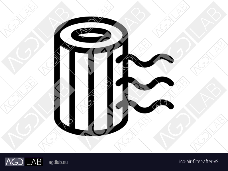 Air filter after alternative version icon