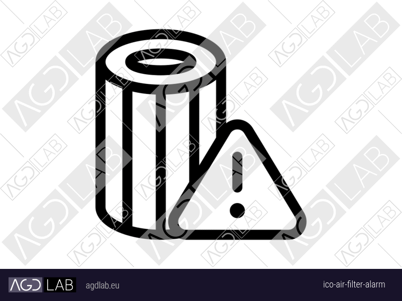 Air filter alarm icon