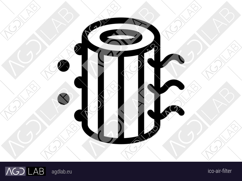 Air filter icon