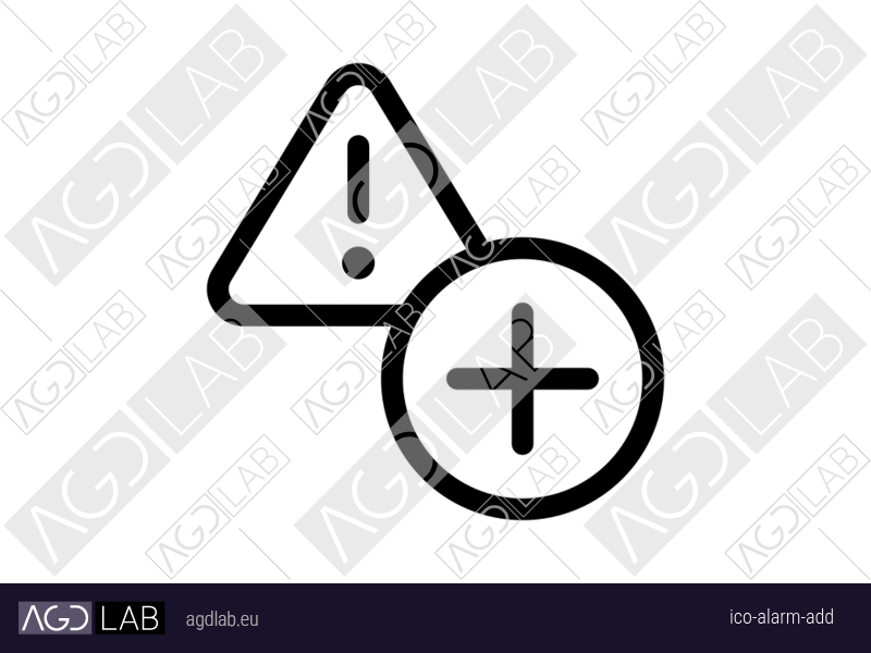 Alarm add icon
