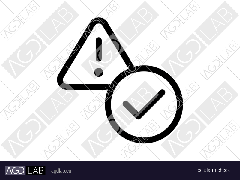 Alarm check icon