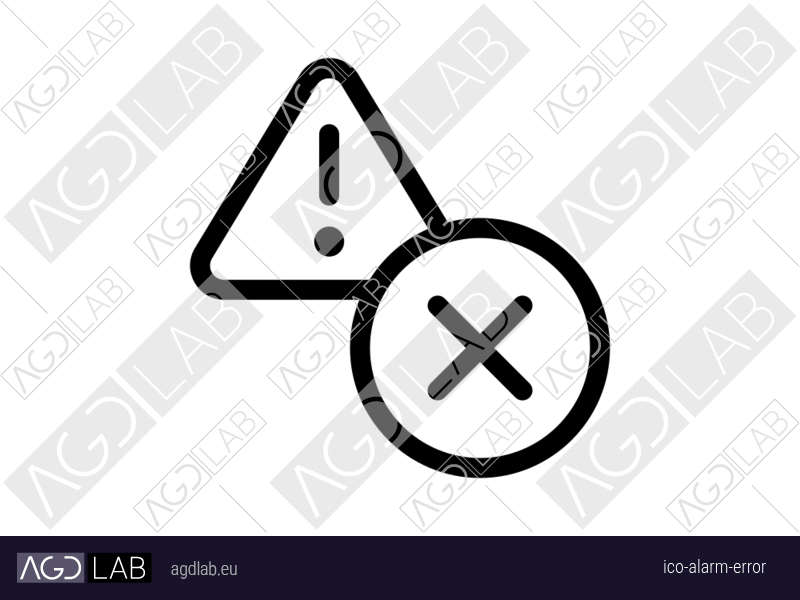 Alarm error icon
