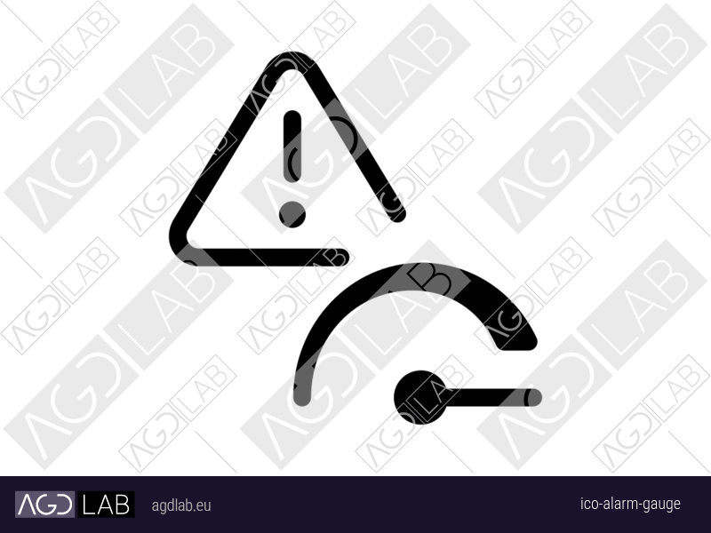 Alarm gauge icon