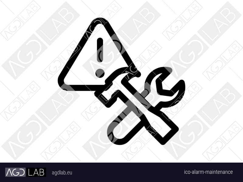 Alarm maintenance icon