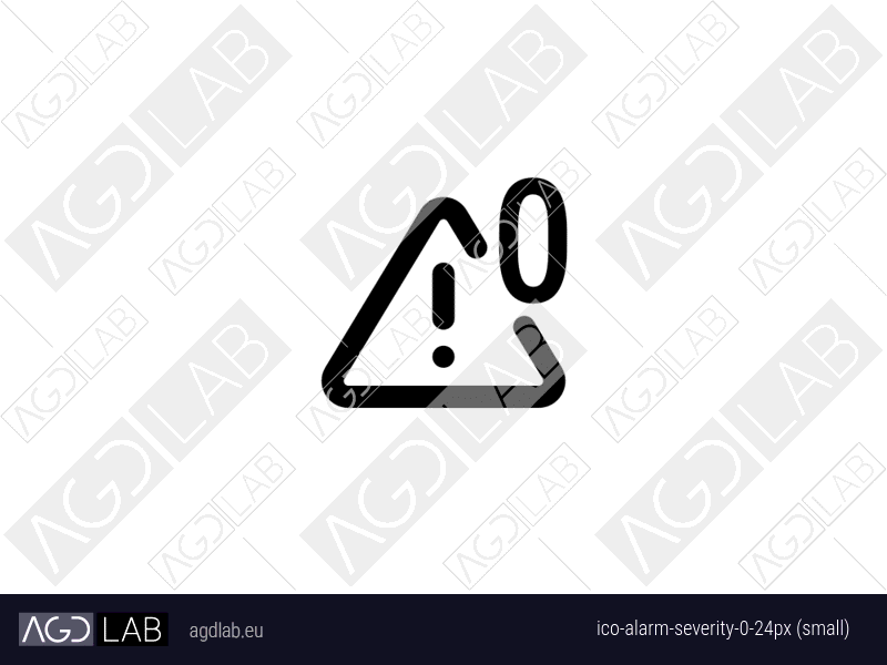 Alarm severity 0 24px (small) icon