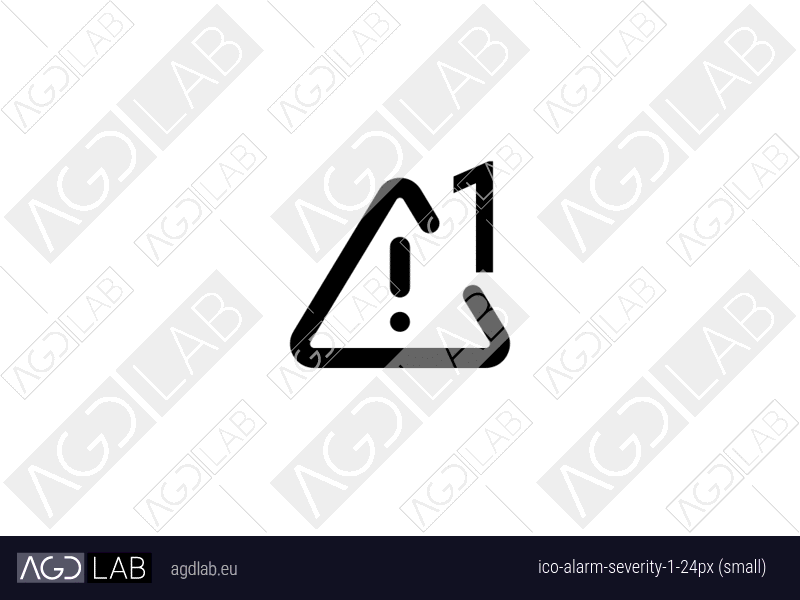 Alarm severity 1 24px (small) icon