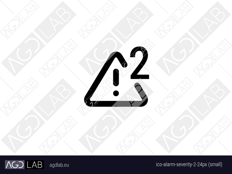 Alarm severity 2 24px (small) icon