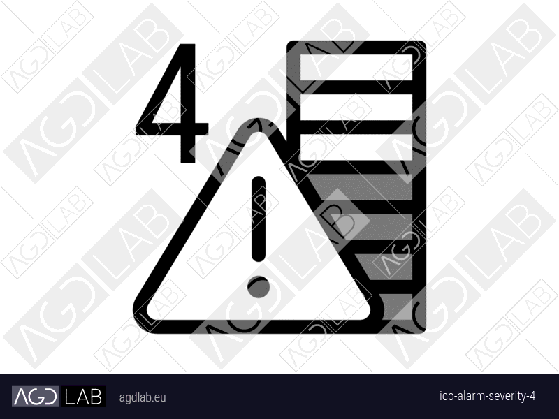 Alarm severity 4 icon
