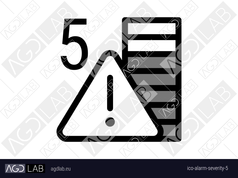 Alarm severity 5 icon