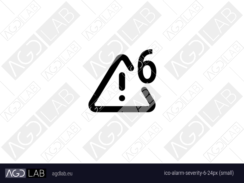 Alarm severity 6 24px (small) icon