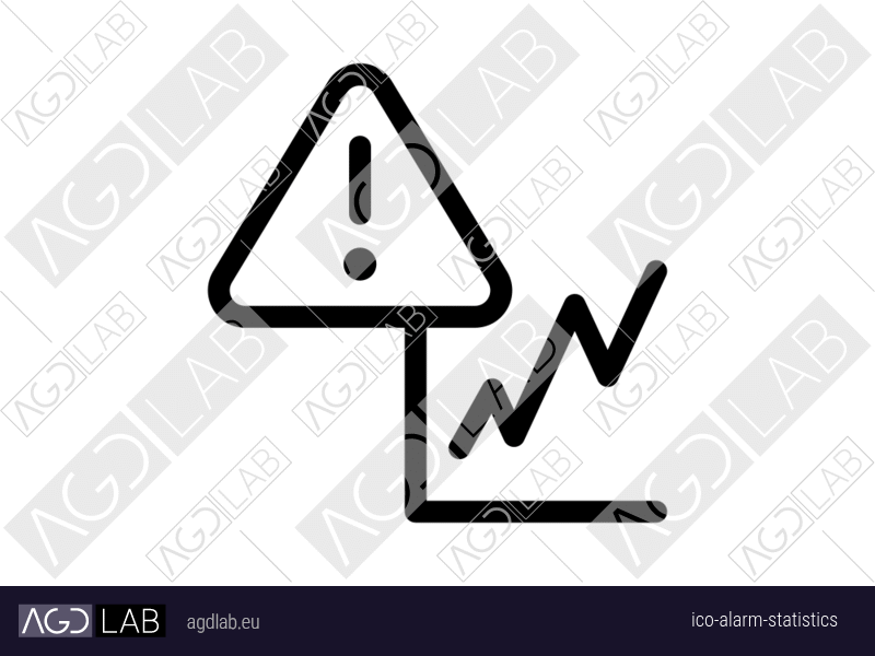 Alarm statistics icon