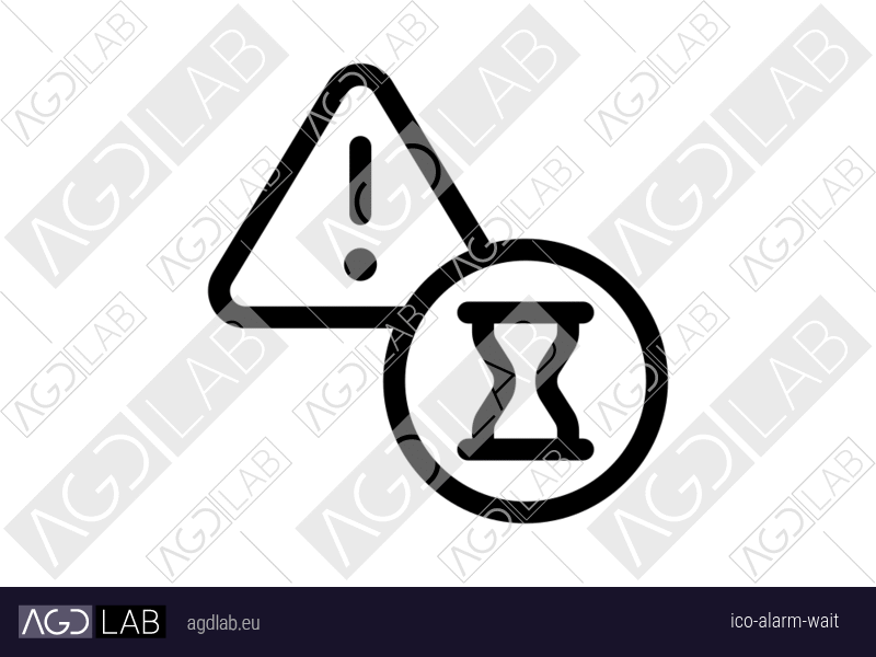 Alarm wait icon