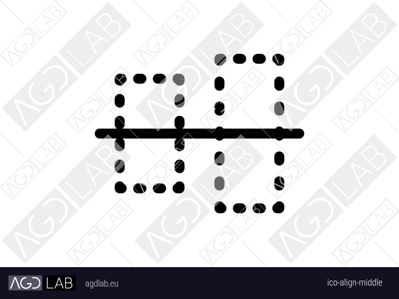 Align middle icon