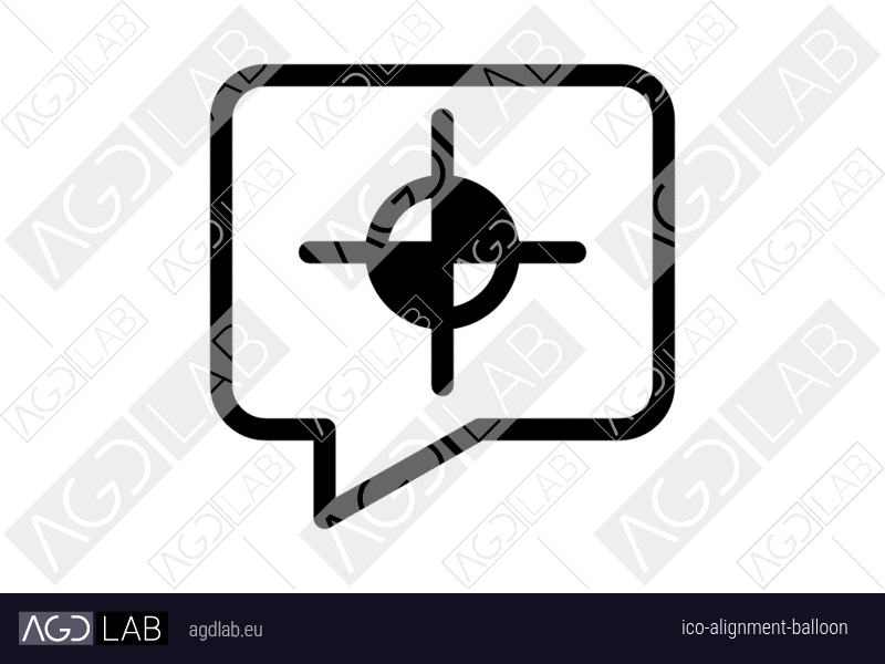 Alignment balloon icon