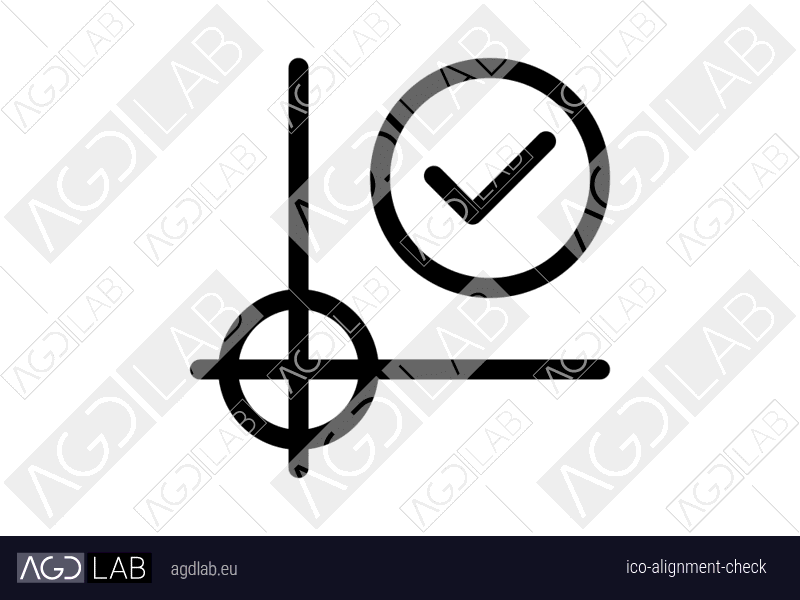 Alignment check icon