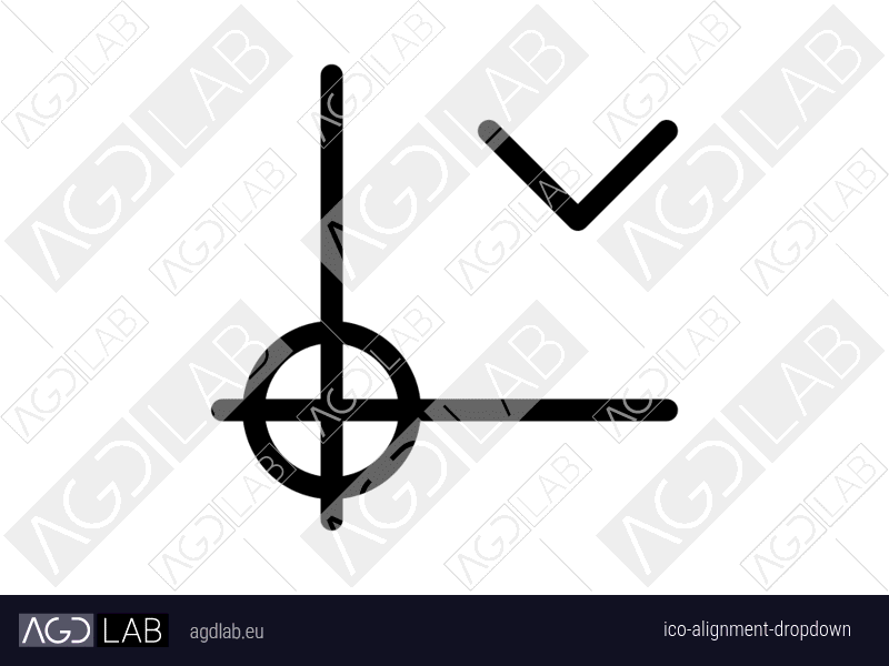 Alignment dropdown icon
