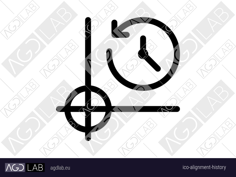 Alignment history icon