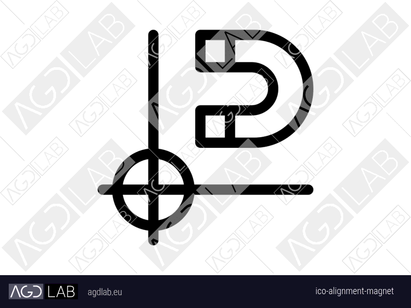 Alignment magnet icon