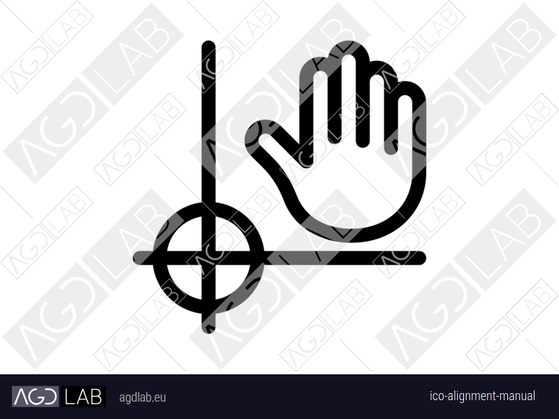 Alignment manual icon