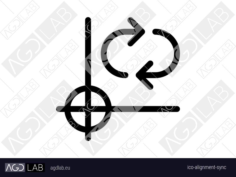 Alignment sync icon