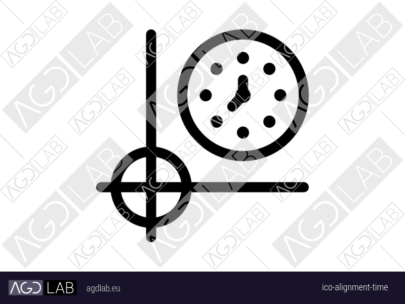 Alignment time icon