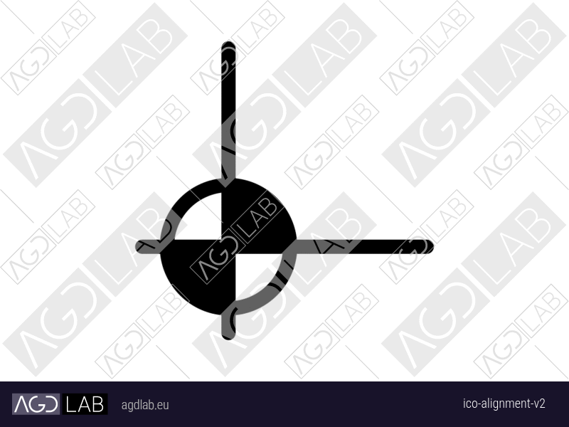 Alignment alternative version icon