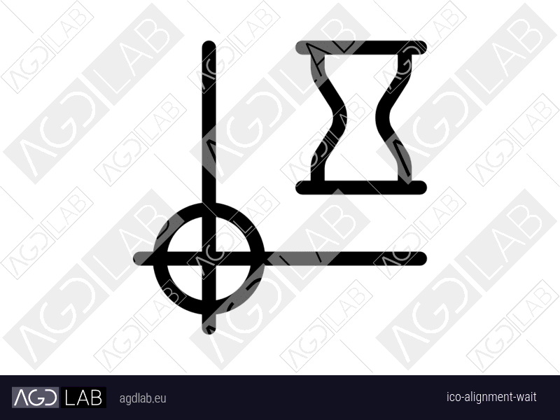 Alignment wait icon