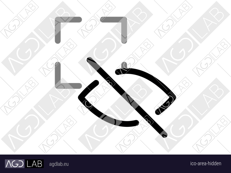 Area hidden icon