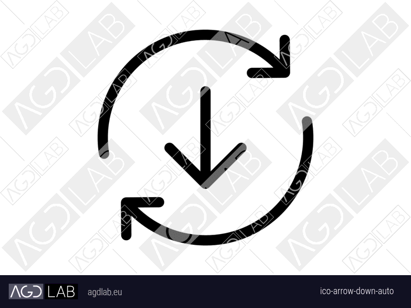 Arrow down auto icon