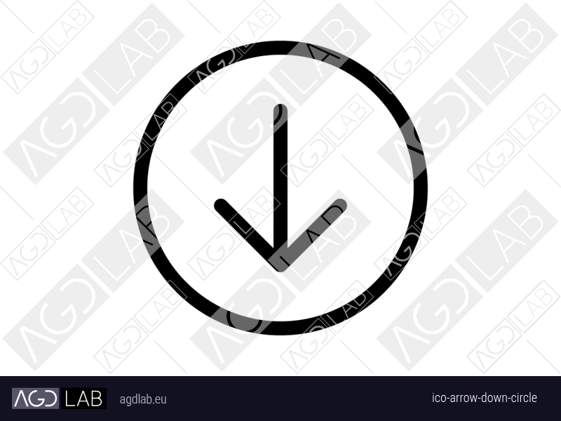 Arrow down circle icon