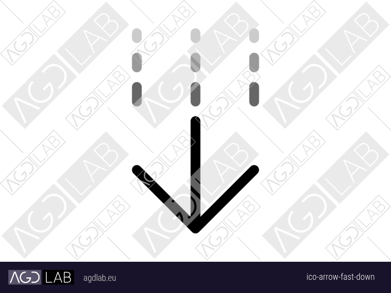 Arrow fast down icon
