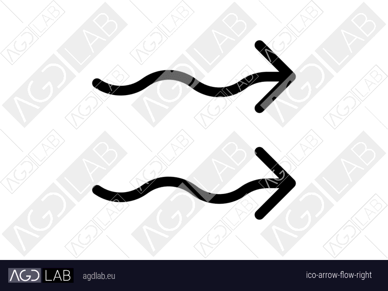 Arrow flow right icon