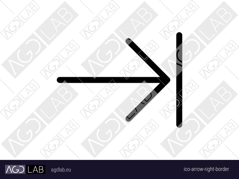 Arrow right border icon