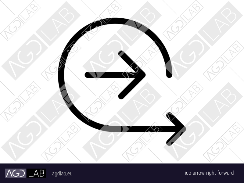 Arrow right forward icon