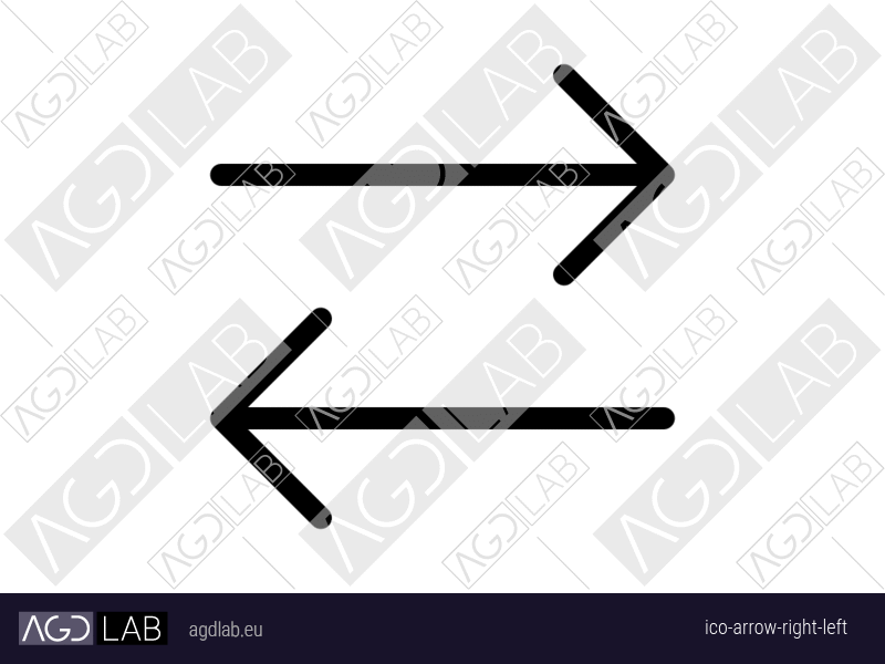 Arrow right left icon