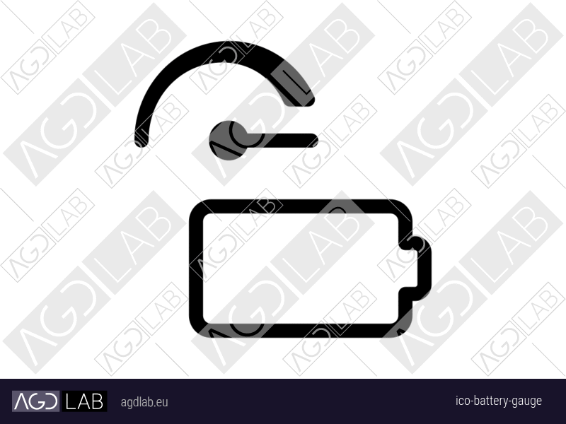 Battery gauge icon