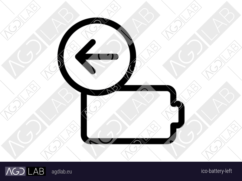 Battery left icon