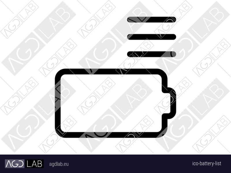 Battery list icon