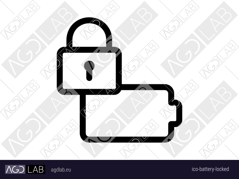 Battery locked icon