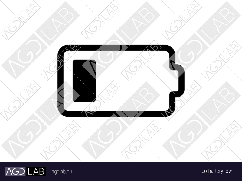 Battery low icon