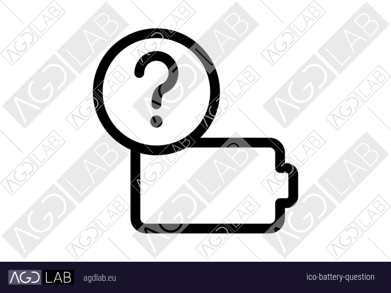 Battery question icon