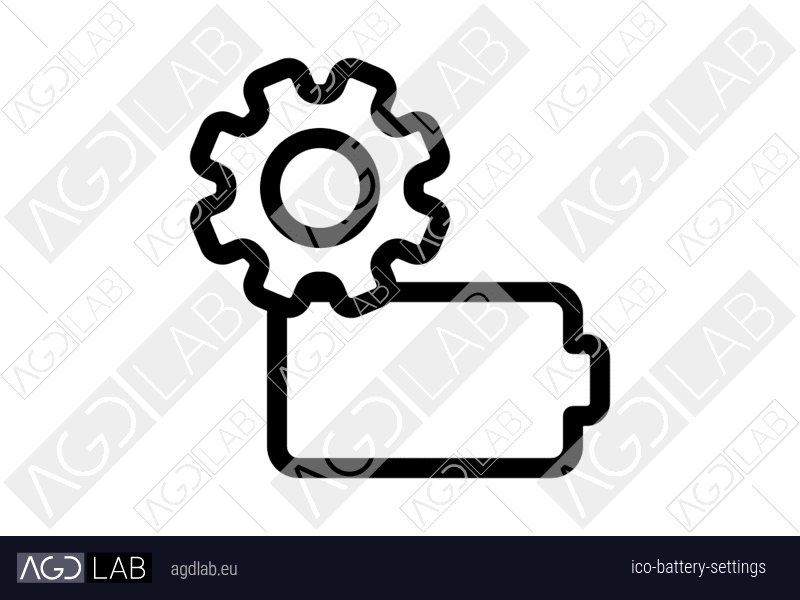 Battery settings icon