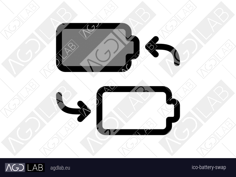 Battery swap icon
