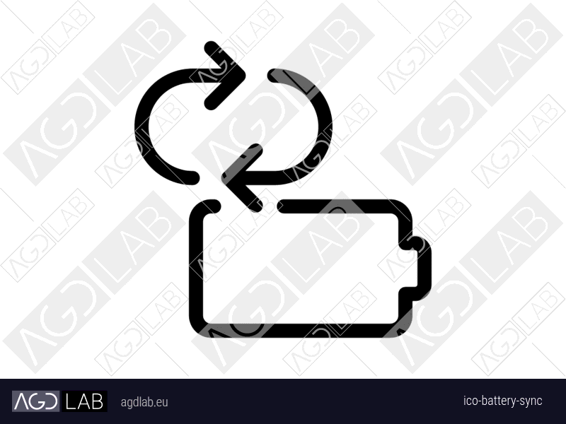 Battery sync icon