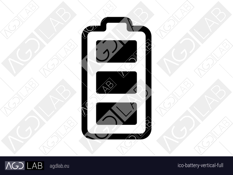 Battery vertical full icon