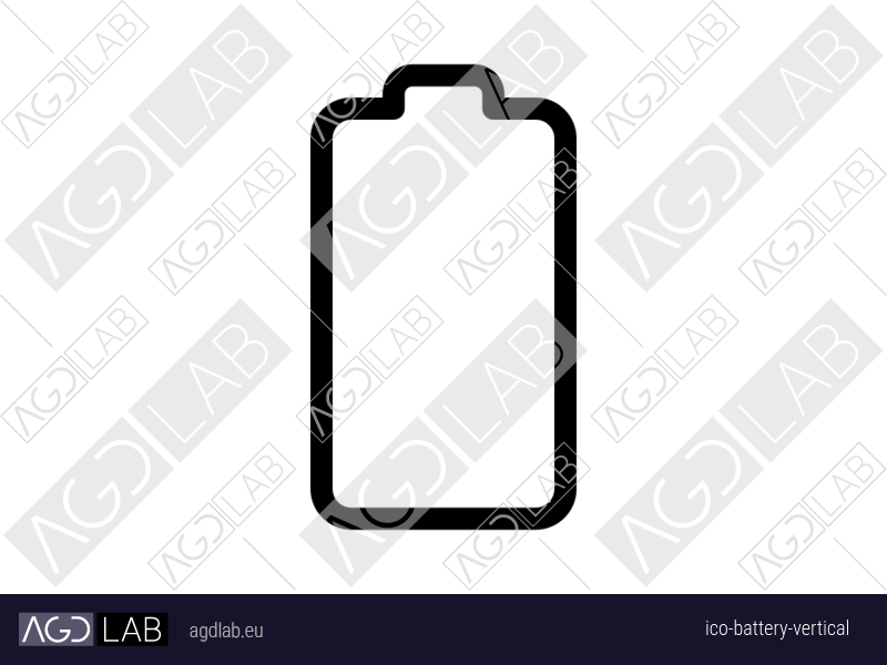 Battery vertical icon