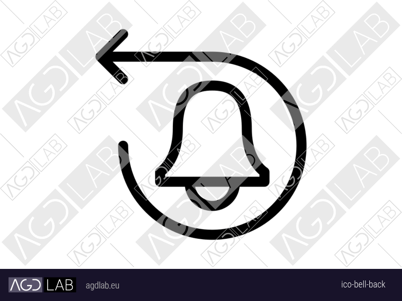Bell back icon